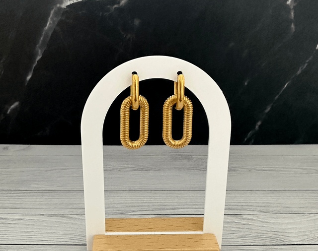 Boucles d’oreilles ovales 