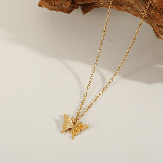 Collier papillon