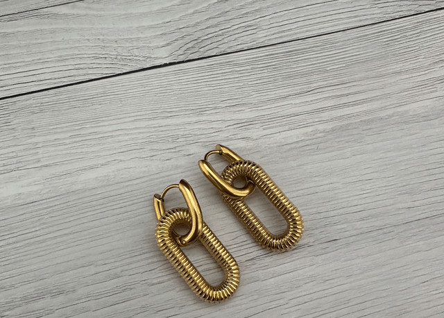 Boucles d’oreilles ovales 