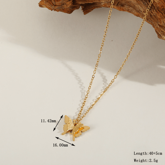 Collier papillon