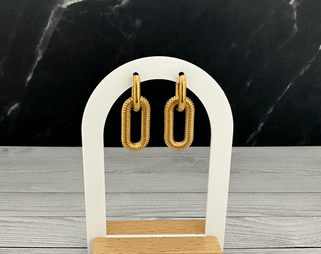 Boucles d’oreilles ovales 